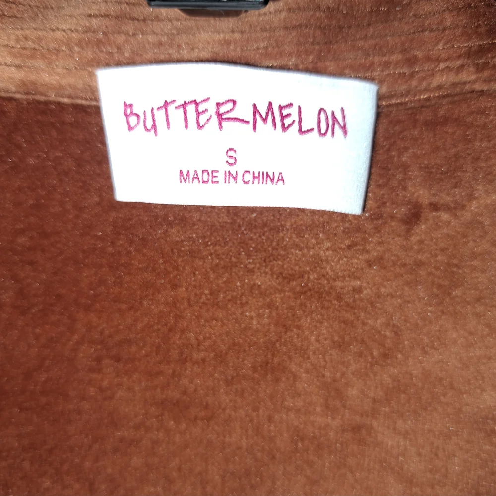 Sz S Women's Corduroy Button-Up Shirt Jacket Shacket Super Soft - Picture 3 of 11